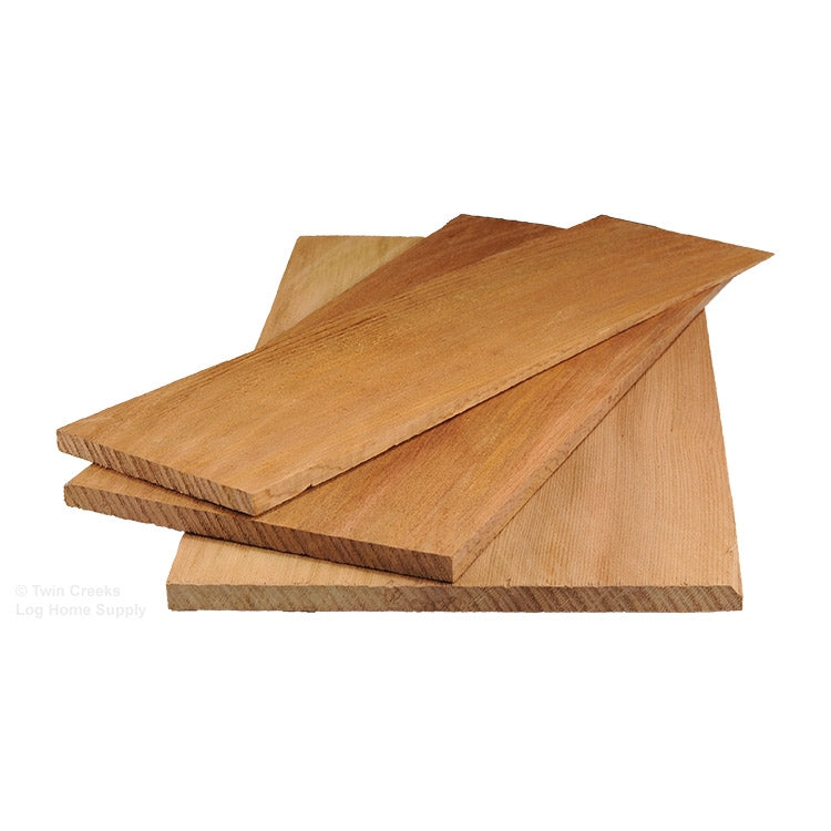 Western Red Cedar R&R Sidewall Shingles (Variable Widths) - Natural Texture