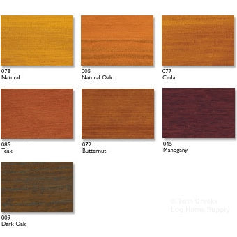 Sikkens Proluxe Cetol 1 RE & 23 RE Color Chart