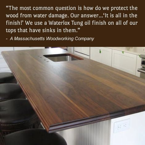 Waterlox Original Satin Finish (Counter Application)
