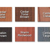 Log-Gevity Log Finish Coat Color Chart
