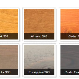 Lifeline Ultra-7 Stain Color Chart