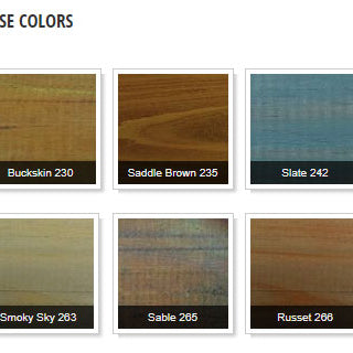 Perma-Chink Log and Timber Defense Color Chart