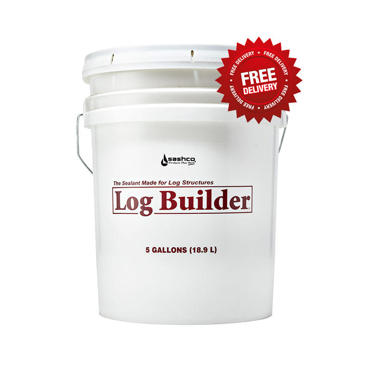 Log Builder Caulk; - 5 Gallon Pail
