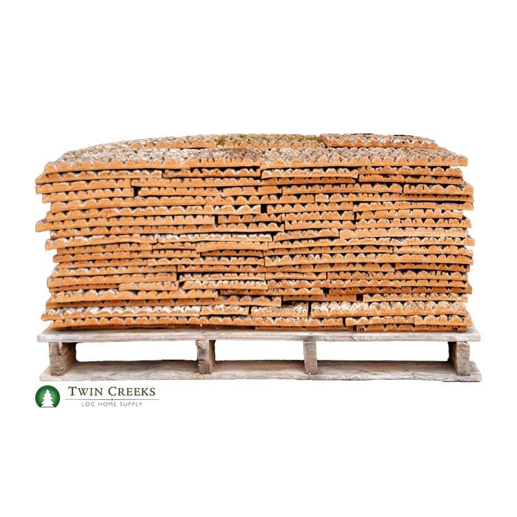 Poplar Bark Siding - Bundled 3/4" Standard Grade
