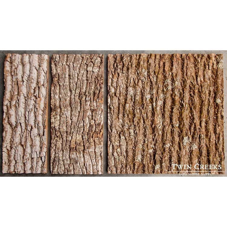 Poplar Bark Siding - Varied Widths, Lengths Stay Consistent Based on Preference