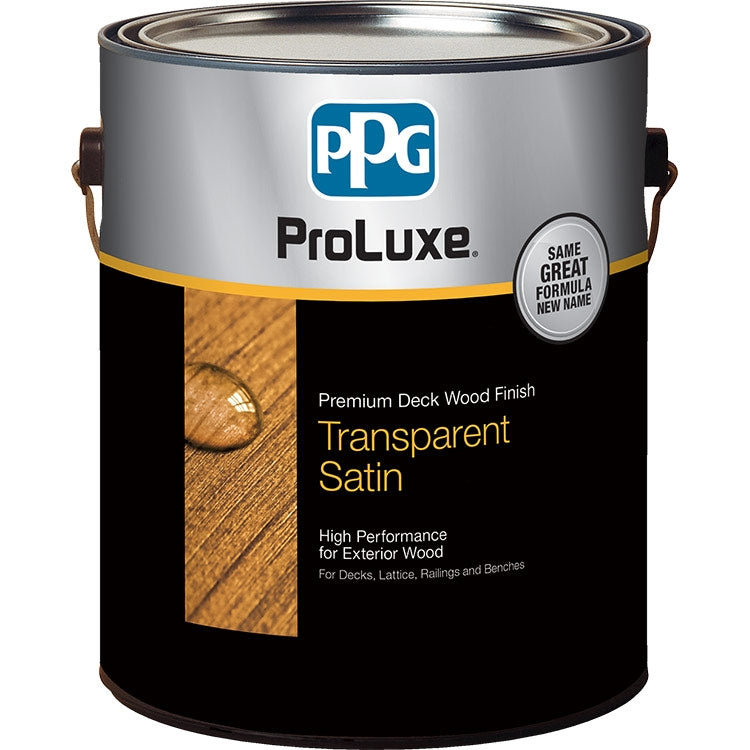 PPG Proluxe Premium Deck Wood Finish - 1 Gallon Pail - 2019 Label