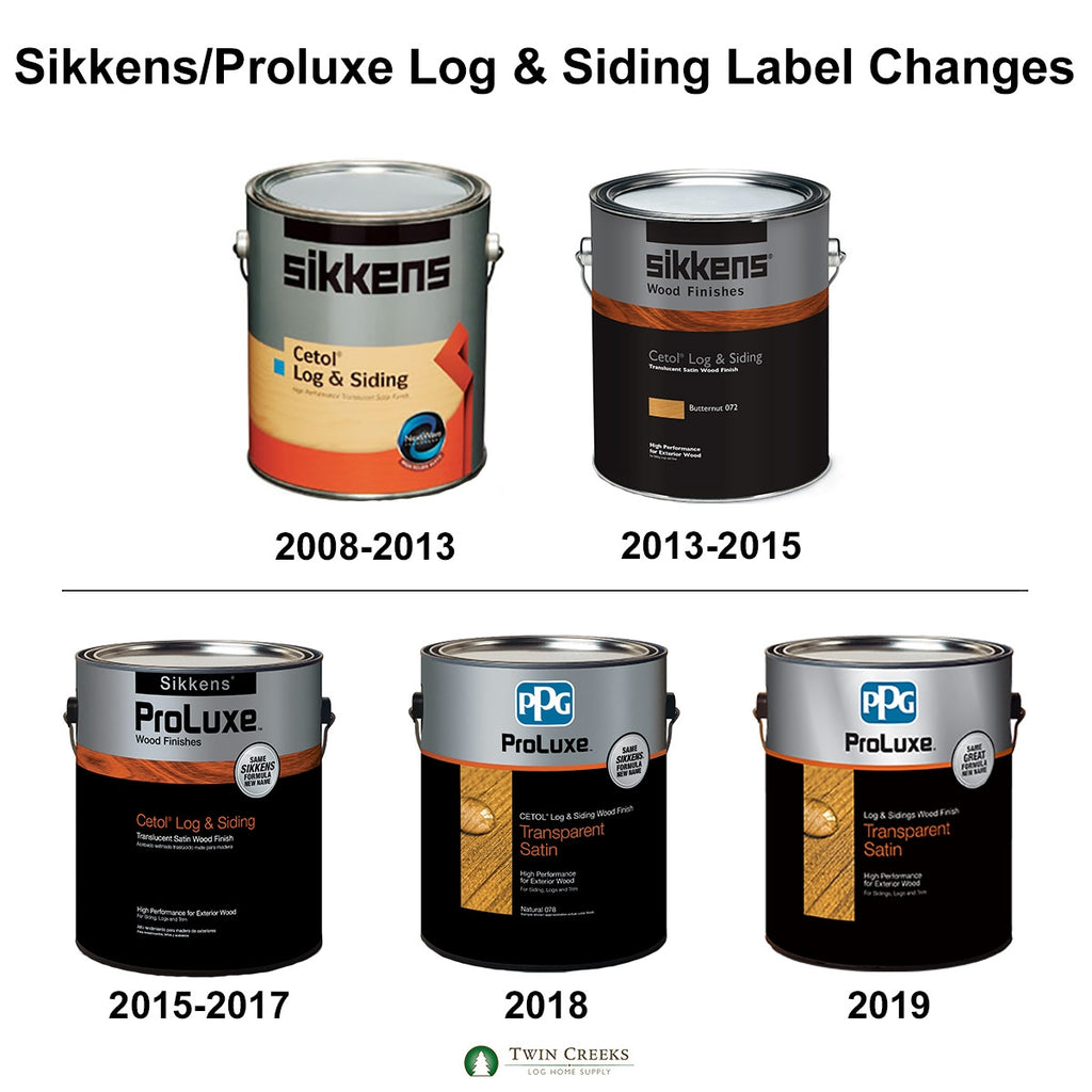 Sikkens/Proluxe Log & Siding Label Changes 