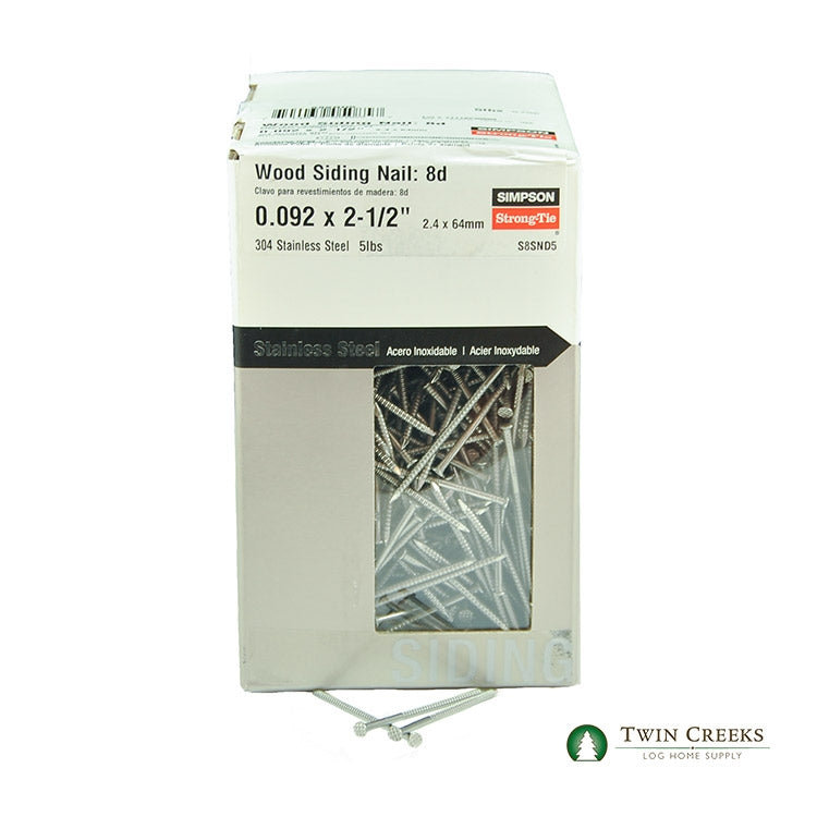 Simpson Strong-Tie Wood Siding Nails - 5 Pound Box