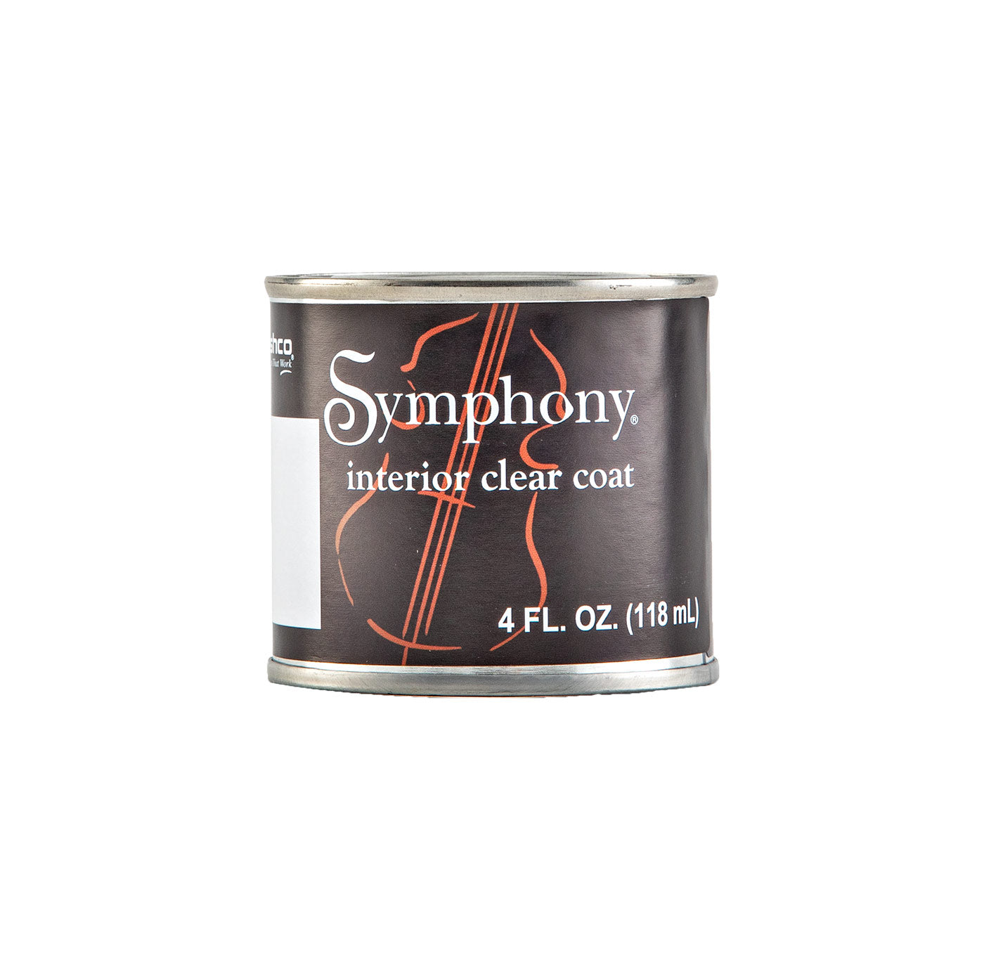 Symphony Interior Clear Coat 4 Oz Sample Can