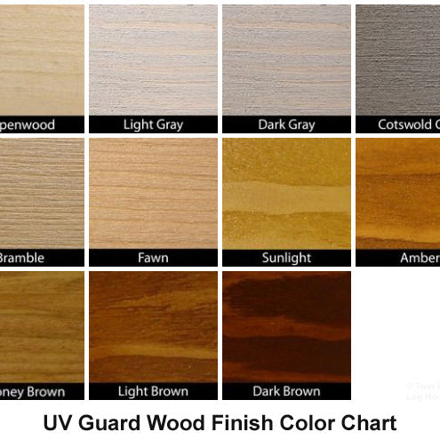 Weatherall UV Guard Wood Finish Color Chart