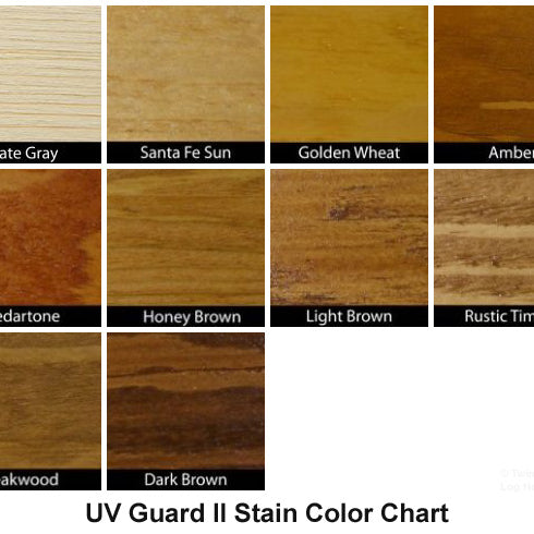 Weaterall UV Guard II Stain Color Chart