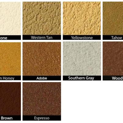 UV Guard Textured Caulk Color Chart - 2019