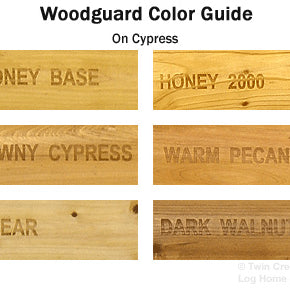 Woodguard Color Chart - On Cypress