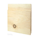 1x12 White Pine Smooth Chink Log Siding (Front)