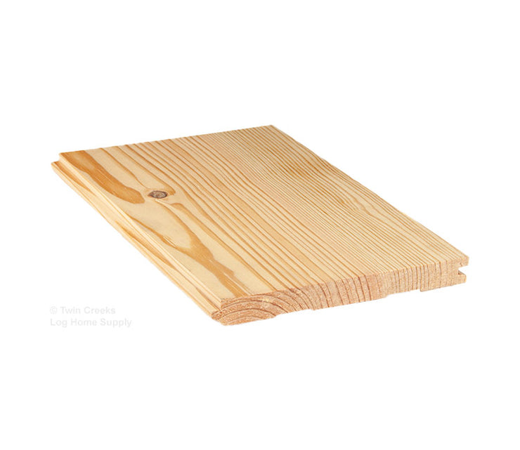 Southern Yellow Pine Tongue and Groove Flooring – Twin Creeks Log Home ...