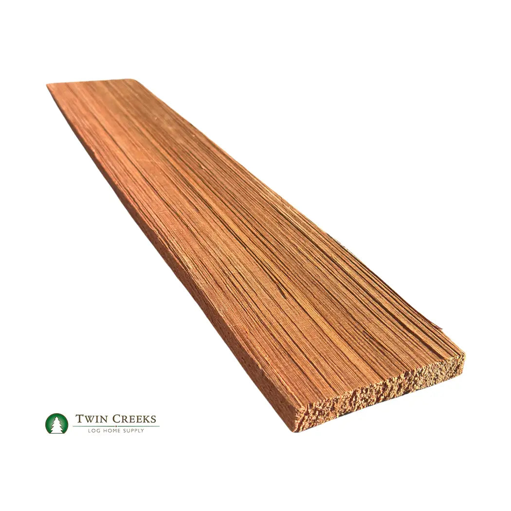Bundle #1 Grade 24 Inch Western Red Cedar Hand Split Shakes - Medium Thickness Untreated Individual 