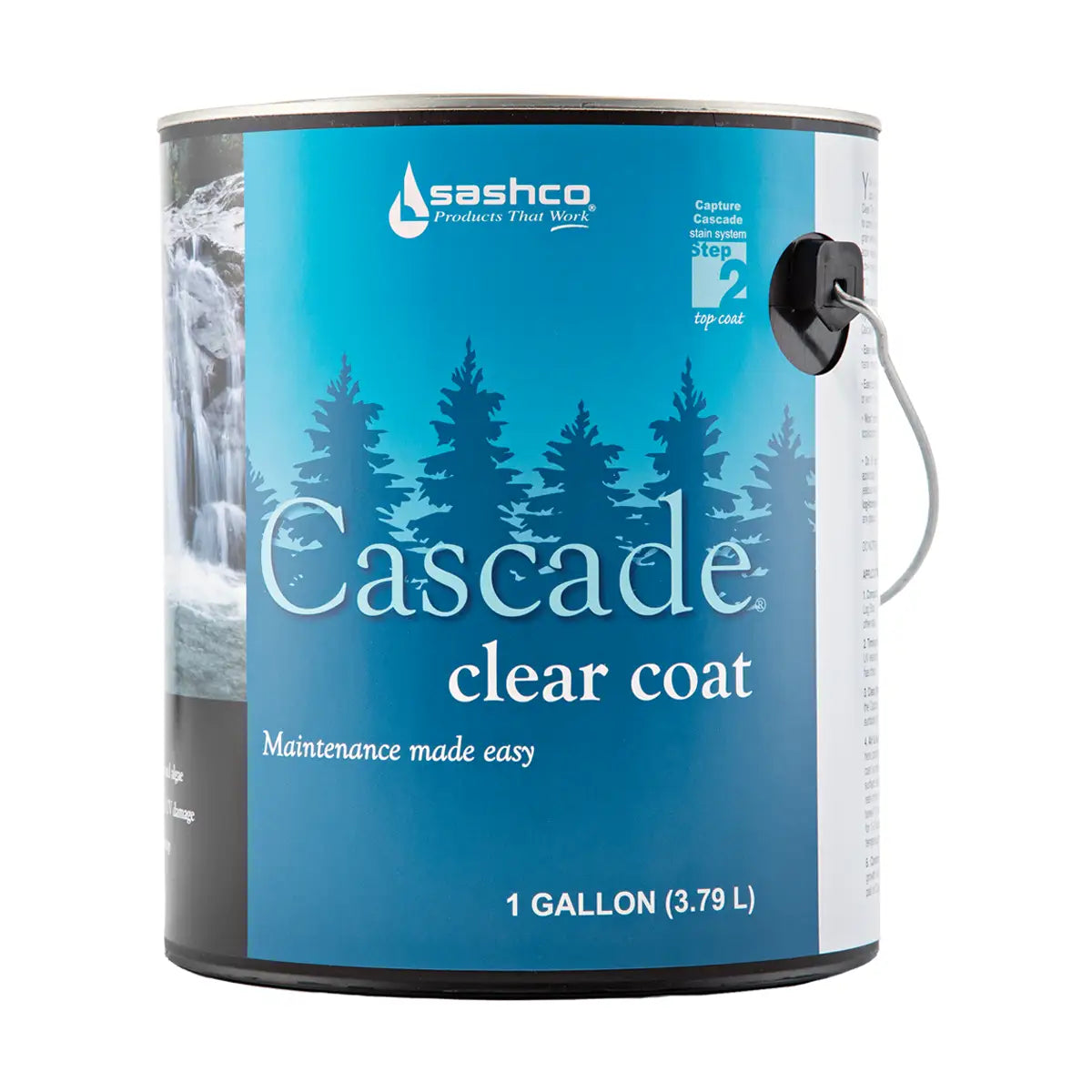 Sashco Cascade Clear Coat - 1 Gallon Pail 