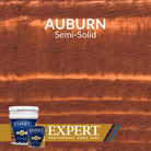 Expert Stains Semi-Solid Stain Swatch - Auburn