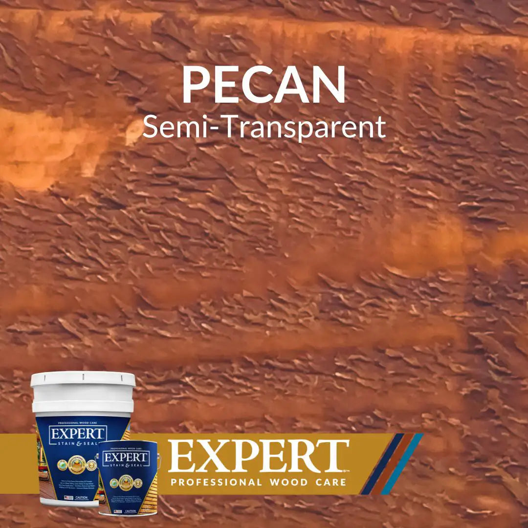 Expert Stains Semi-Transparent Stain Swatch - Pecan