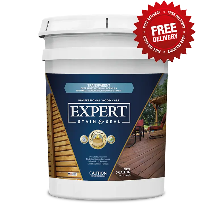 Expert Stains Transparent Fence, Deck, and Wood Stain