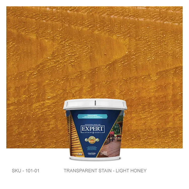 Expert Stains - Transparent Stain Swatch - 1 Gallon / Honey