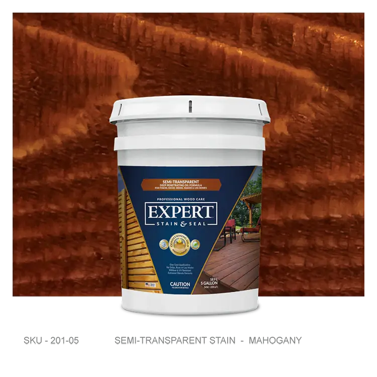 Thompson's WaterSeal Semi-Transparent Waterproofing Stain - Chestnut Brown (1 Gallon)