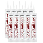 Log Builder Caulk - (10) 30 Oz. Tubes