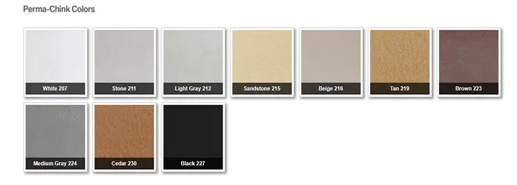 Permachink Color Chart