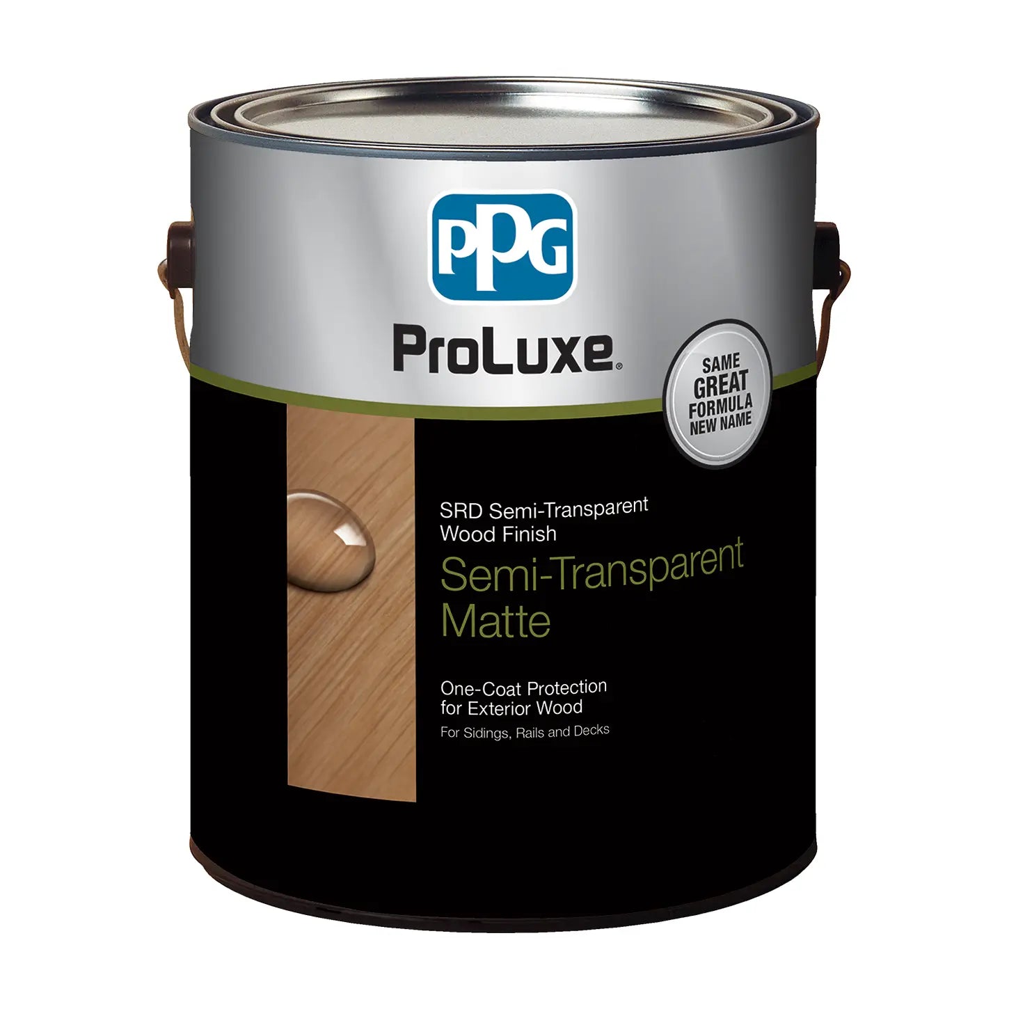 PPG Proluxe Semi-Transparent Wood Finish - 1 Gallon Pail - 2019 Label
