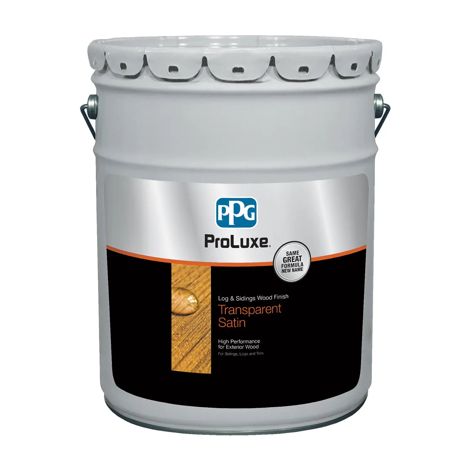 PPG Proluxe Log and Siding Wood Finish - 5 Gallon - 2019 Label