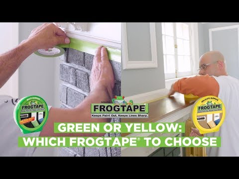 Green or Yellow - Which FrogTape To Choose 