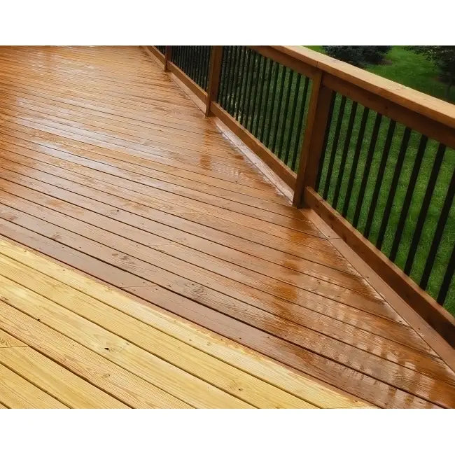 Sundance Wood Stain Applied On Deck 