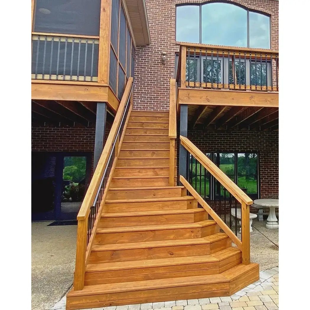 Sundance Wood Stain Sealer Stairs - Sundance Gold 