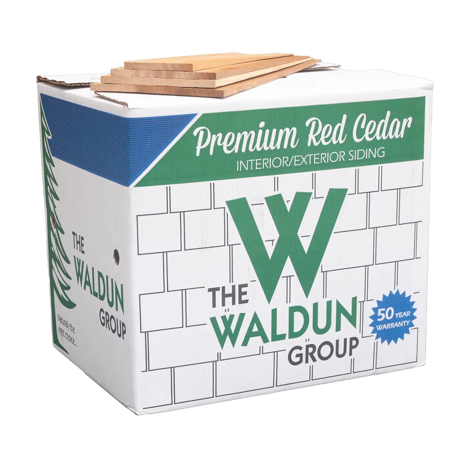 Shinページ Box #1 Grade 18” Western Red Cedar R&R Shingles - Waldun