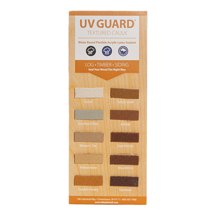Weatherall UV Guard Textured Caulk Color Card