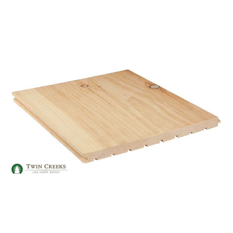 Wide Plank White Pine Flooring - 1x12" Width With Green Overlay