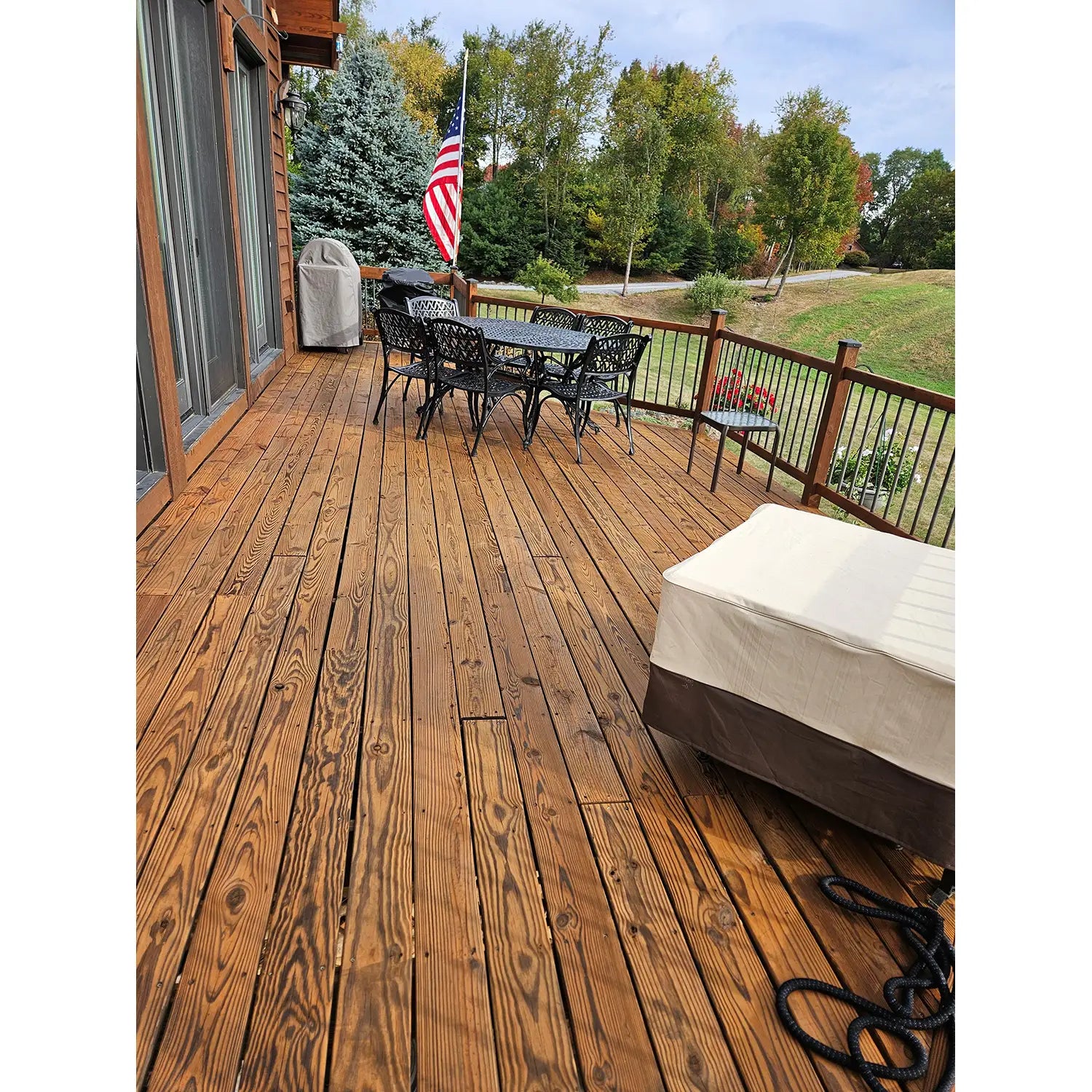 Woodguard Deck & Log - Applied to Patio 