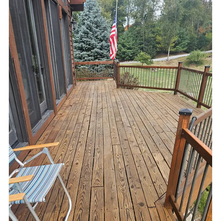 Woodguard Deck & Log Warm Pecan Applied On Deck 