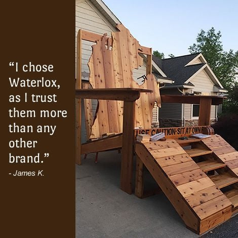 Waterlox Marine Satin Finish - Outdoor Furniture Photo 