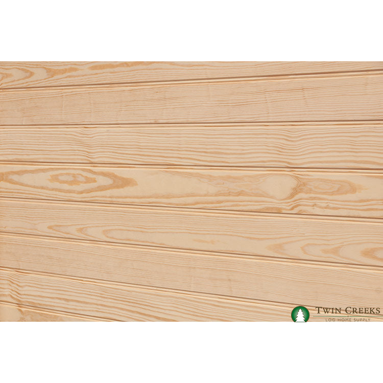 1x8 Southern Pine T&G C Grade - Bead Face, Angled Close