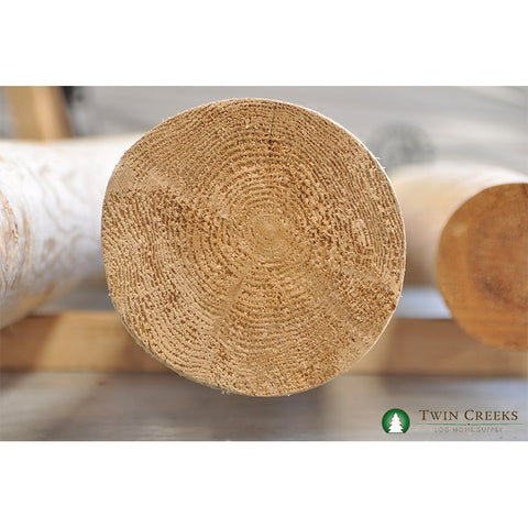 Northern White Cedar Hand Peeled Posts – Twin Creeks Log Home Supply