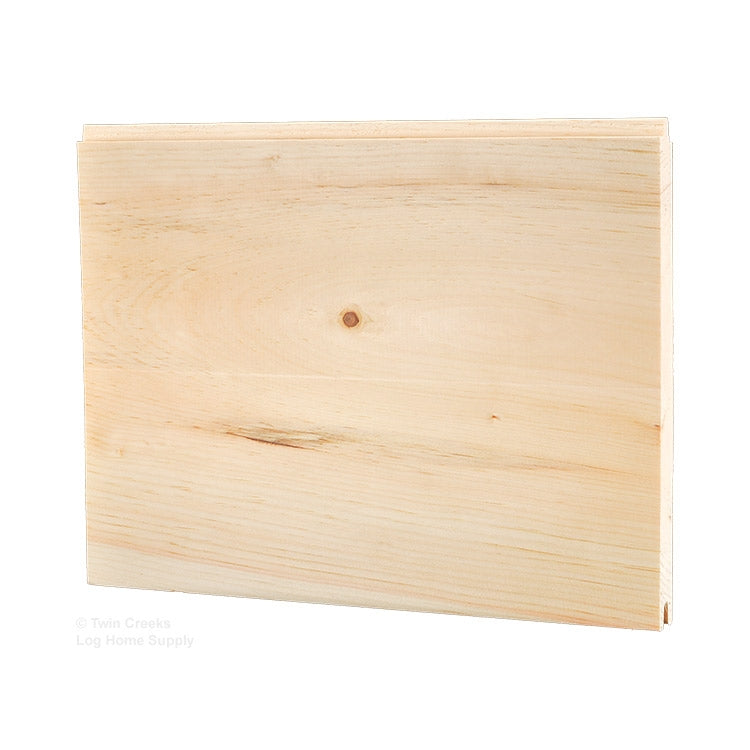 1x10 White Pine Tongue & Groove Shiplap Siding - Standard Grade (Back)