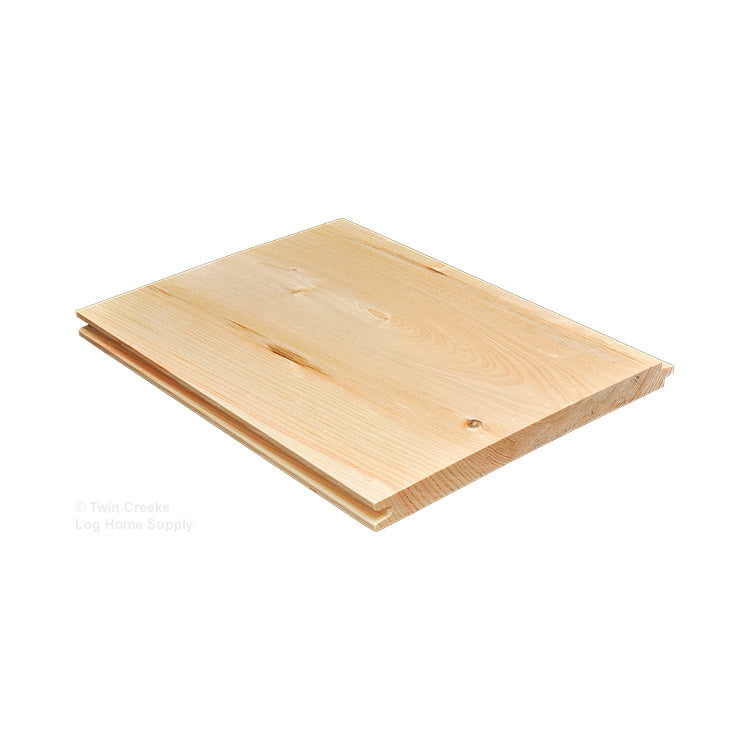 1x10 White Pine Tongue & Groove Shiplap Siding - Standard Grade (Profile)