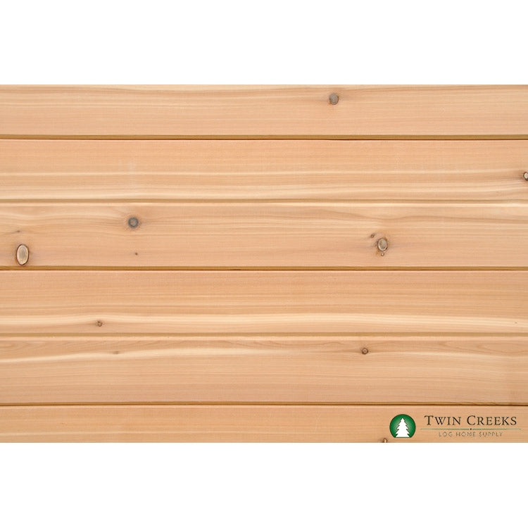 Channel Rustic Pattern Profile 1x10 Western Red Cedar Channel Rustic Siding