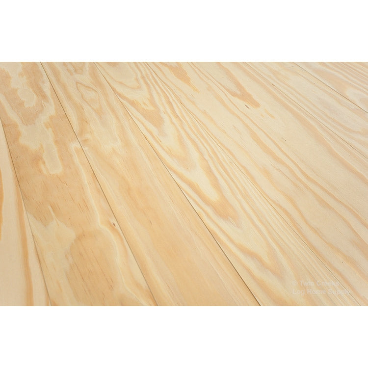 1x4 Southern Yellow Pine T&G Flooring - C Grade (installed)
