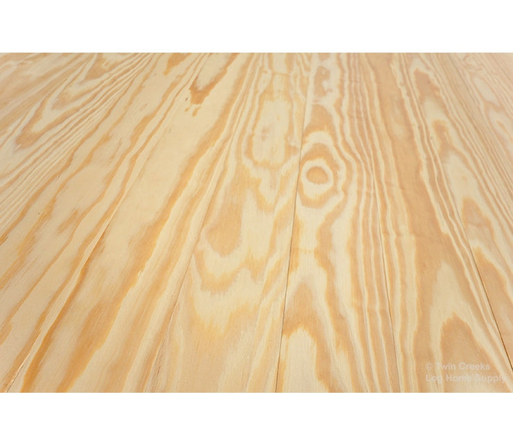 Southern Yellow Pine Tongue and Groove Flooring – Twin Creeks Log Home ...
