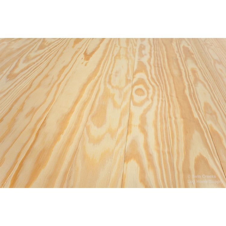 1x4 Southern Yellow Pine T&G Flooring - C Grade (Installed)