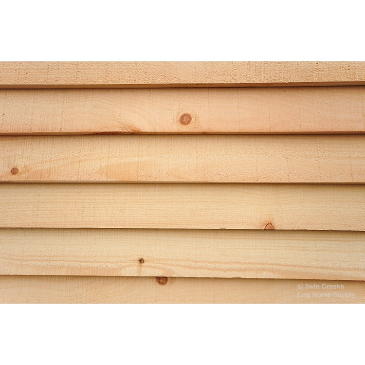 1x6 White Pine Plain Bevel Siding (Installed) 