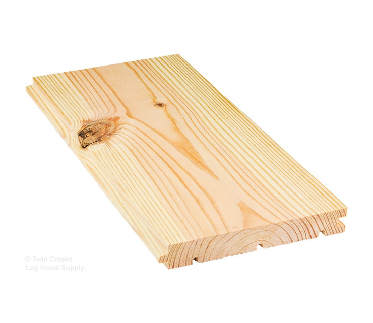 Southern Yellow Pine Tongue and Groove Flooring – Twin Creeks Log Home ...
