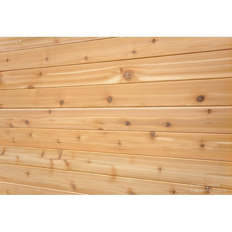 1x6 Western Red Cedar T&G - Smooth Face, Installed from Angle